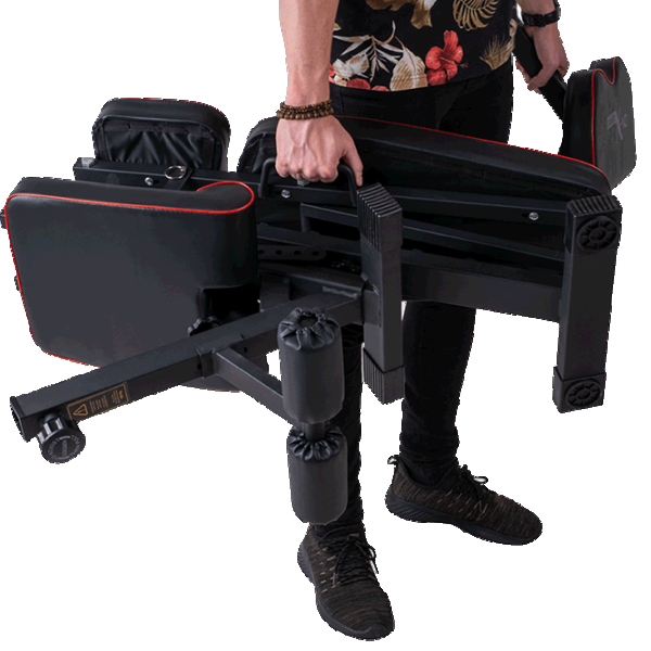 Bancă fitness Insportline ON-X AB10 Antrenamente de forță / Black photo 4