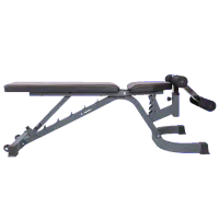 Спортивная скамья Insportline Profi Sit Up Bench Силовые упражнения / Черный photo 2