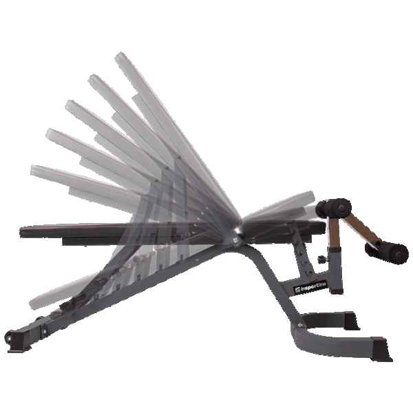 Спортивная скамья Insportline Profi Sit Up Bench Силовые упражнения / Черный photo 3