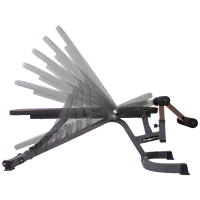 Спортивная скамья Insportline Profi Sit Up Bench Силовые упражнения / Черный photo 3
