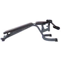 Спортивная скамья Insportline Profi Sit Up Bench Силовые упражнения / Черный photo 4
