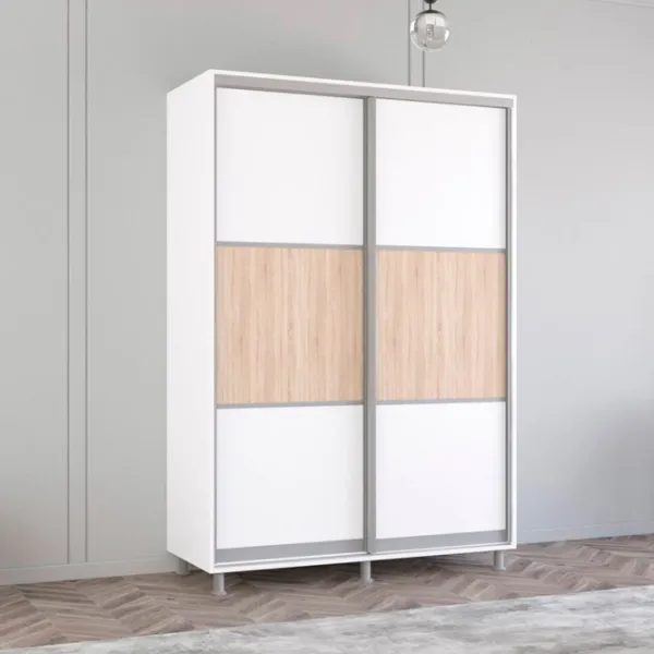 Шкаф Mobildor-Lux ARON P K 150 x 60см x 240 / ЛДСП / Белый photo 3