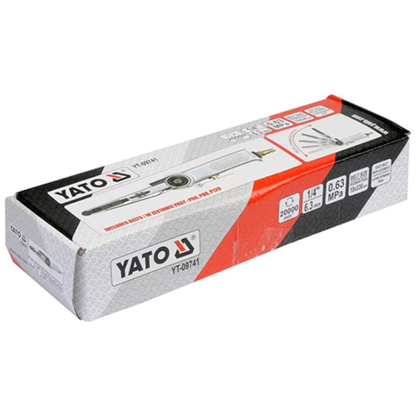 Пневматическая шлифовальная машина Yato YT09741 6.3 бар / Металлик photo 2