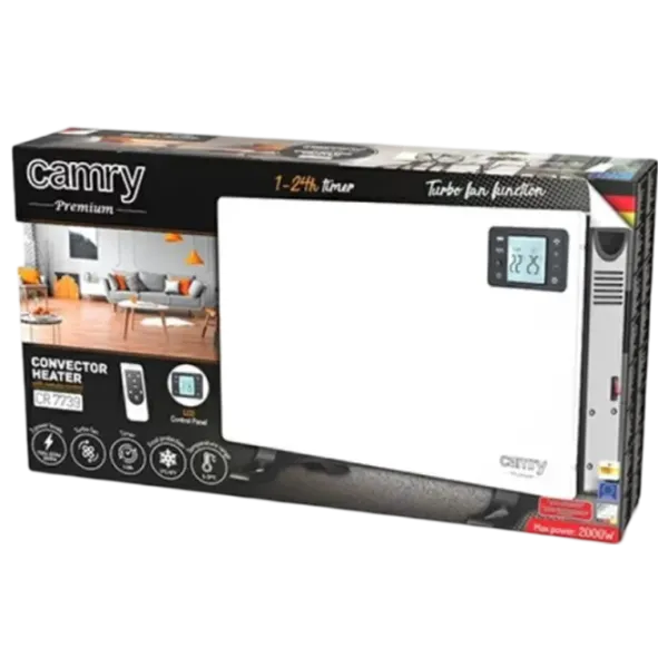 Convector Camry CR-7739 2000 W / White photo 6