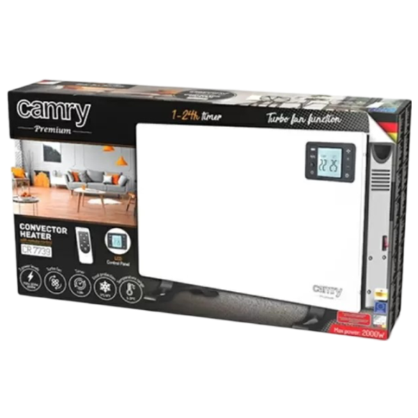 Convector Camry CR-7739 2000 W / White photo 6