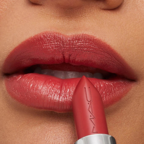 Губная помада MAC Macximal Sleek Satin  Stick / Fire Brick photo 3
