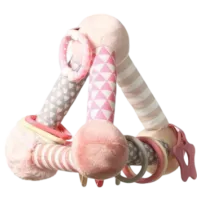 Joc educativ BabyOno PINK PYRAMID 1+/ Jucărie Moale