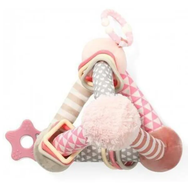 Joc educativ BabyOno PINK PYRAMID 1+/ Jucărie Moale photo 2