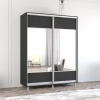 Dulap Mobildor-Lux Aron 160 x 60 x 230 / PAL / Antracit photo 3