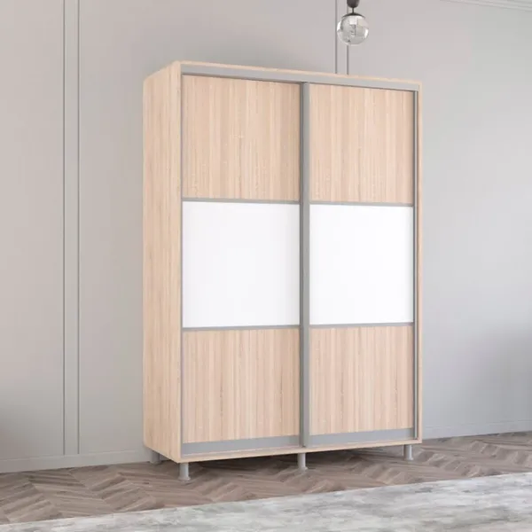 Шкаф Mobildor-Lux ARON P K 150 x 60см x 200 / ЛДСП / Sonoma photo 2