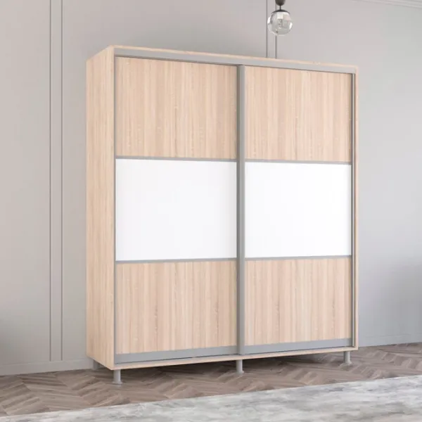 Dulap Mobildor-Lux ARON P K 190 x 60 x 200 / PAL / Sonoma photo 2