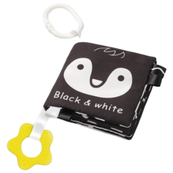 Joc educativ BabyOno Black&White 1+/ Jucărie Moale photo 1