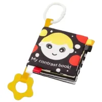 Joc educativ BabyOno CONTRAST BOOK 1+/ Jucărie Moale