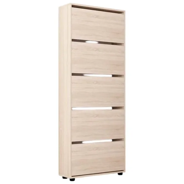 Dulap pentru încălțăminte Mobildor-Lux Leo 203 x 100 x 27 /Sonoma /Sonoma photo 1 Dulap pentru încălțăminte Mobildor-Lux Leo 203 x 100 x 27 /Sonoma /Sonoma photo 1