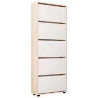 Dulap pentru încălțăminte Mobildor-Lux Leo 203 x 100 x 27 /Sonoma /Sonoma