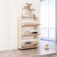 Обувной шкаф Mobildor-Lux Leo 125 x 100 x 27 см /Sonoma /Сонома photo 2