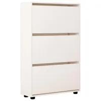 Dulap pentru încălțăminte Mobildor-Lux Leo 125 x 100 x 27 /White /White
