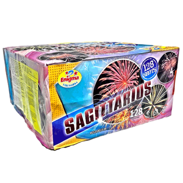 Baterie de artificii Enigma SAGITARIUS 128 photo 1 Baterie de artificii Enigma SAGITARIUS 128 photo 1
