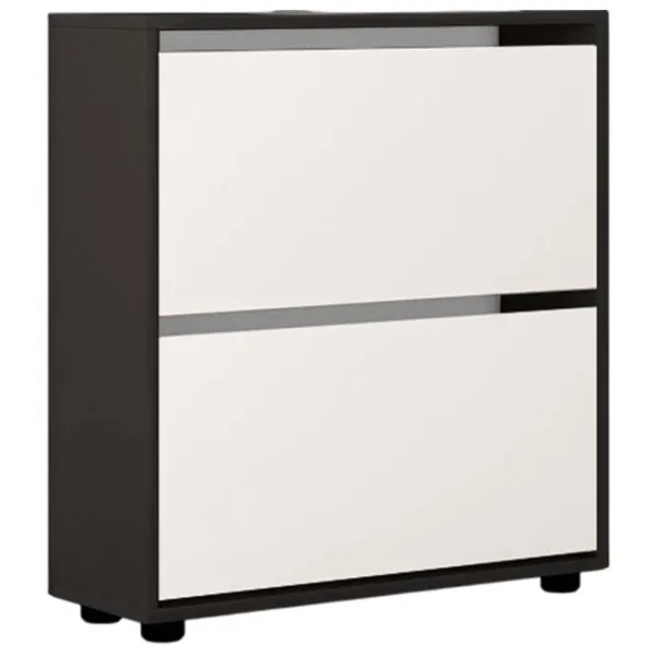 Dulap pentru încălțăminte Mobildor-Lux Leo 86 x 100 x 27 /Anthracite /Anthracite photo 1 Dulap pentru încălțăminte Mobildor-Lux Leo 86 x 100 x 27 /Anthracite /Anthracite photo 1