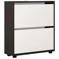 Dulap pentru încălțăminte Mobildor-Lux Leo 86 x 100 x 27 /Anthracite /Anthracite