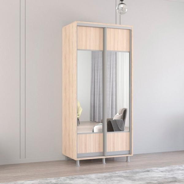 Шкаф Mobildor-Lux Aron 100 x 60см x 230 / ЛДСП / Sonoma photo 3