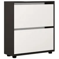 Dulap pentru încălțăminte Mobildor-Lux Leo 86 x 70 x 27 /Anthracite /Anthracite