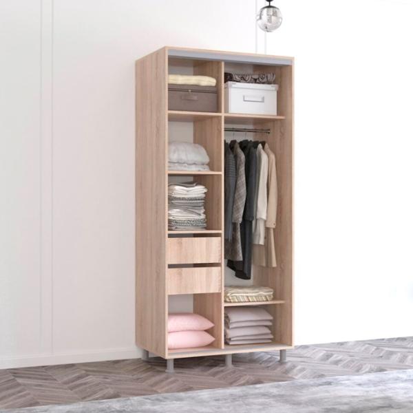 Шкаф Mobildor-Lux Aron 180 x 60см x 230 / ЛДСП / Sonoma photo 2