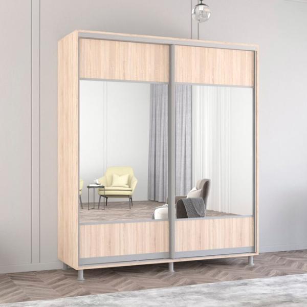 Dulap Mobildor-Lux Aron 190 x 60 x 230 / PAL / Sonoma photo 3