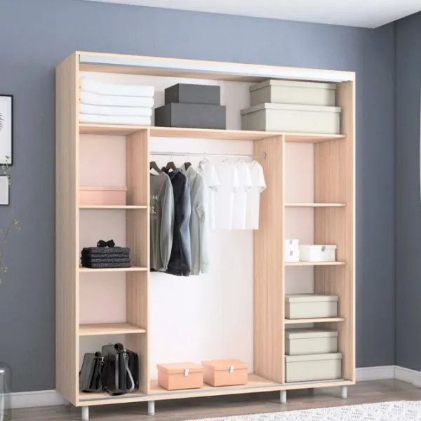 Шкаф Mobildor-Lux ARON P K 190 x 60см x 230 / ЛДСП / Sonoma photo 3