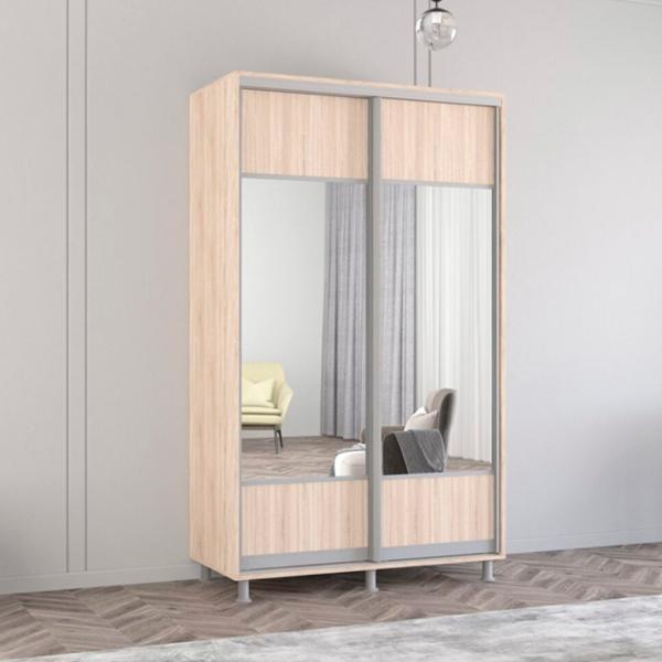 Шкаф Mobildor-Lux Aron 130 x 60см x 210 / ЛДСП / Sonoma photo 3