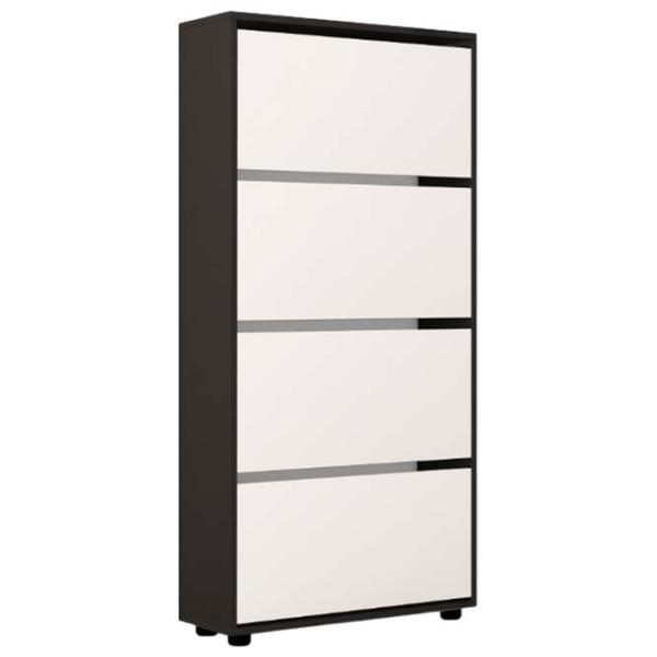 Dulap pentru încălțăminte Mobildor-Lux Leo 164 x 70 x 27 /Anthracite /Anthracite photo 1