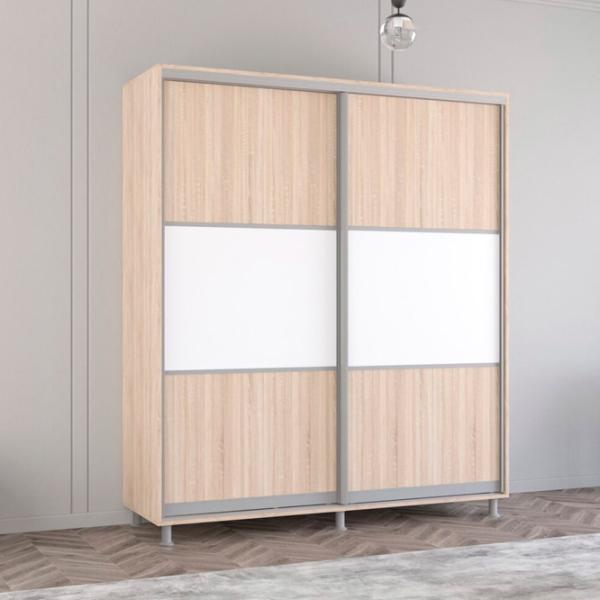 Шкаф Mobildor-Lux ARON P K 200 x 60см x 240 / ЛДСП / Sonoma photo 3