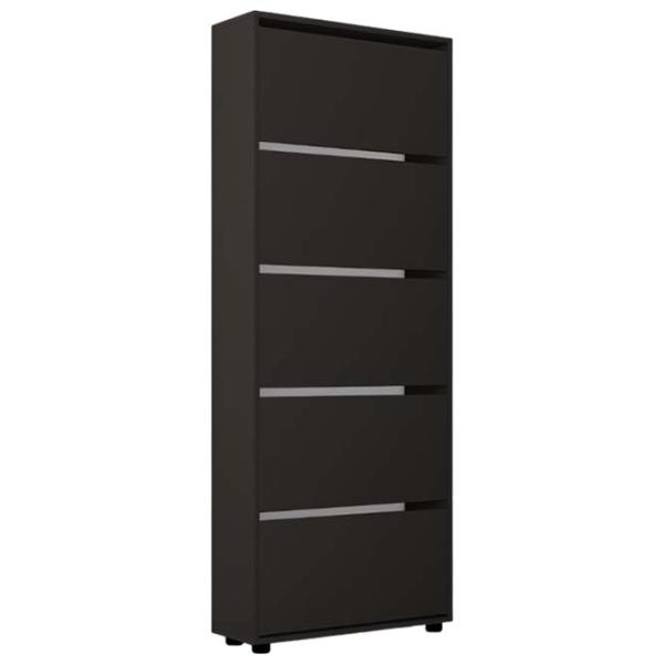Dulap pentru încălțăminte Mobildor-Lux Leo 203 x 70 x 27 /Anthracite /Anthracite photo 1
