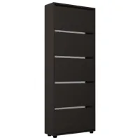 Dulap pentru încălțăminte Mobildor-Lux Leo 203 x 70 x 27 /Anthracite /Anthracite
