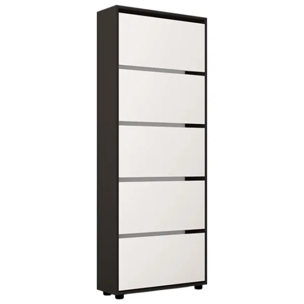 Dulap pentru încălțăminte Mobildor-Lux Leo 203 x 70 x 27 /Anthracite /Anthracite photo 1 Dulap pentru încălțăminte Mobildor-Lux Leo 203 x 70 x 27 /Anthracite /Anthracite photo 1
