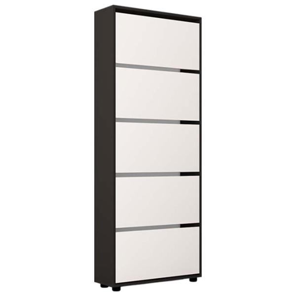 Dulap pentru încălțăminte Mobildor-Lux Leo 203 x 70 x 27 /Anthracite /Anthracite photo 1 Dulap pentru încălțăminte Mobildor-Lux Leo 203 x 70 x 27 /Anthracite /Anthracite photo 1