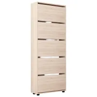 Dulap pentru încălțăminte Mobildor-Lux Leo 203 x 70 x 27 /Sonoma /Sonoma