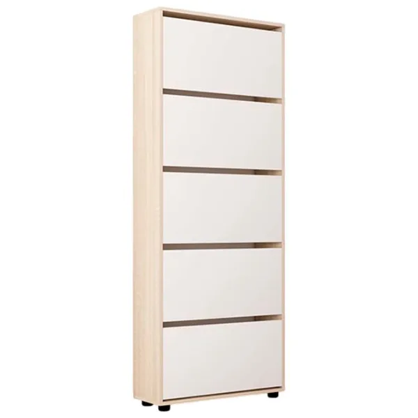 Dulap pentru încălțăminte Mobildor-Lux Leo 203 x 70 x 27 /Sonoma /Sonoma photo 1