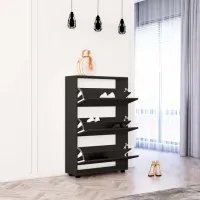 Обувной шкаф Mobildor-Lux Leo 125 x 80 x 27 см /Anthracite /Антрацит photo 2