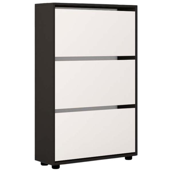 Dulap pentru încălțăminte Mobildor-Lux Leo 125 x 80 x 27 /Anthracite /Anthracite photo 1