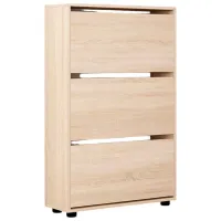 Dulap pentru încălțăminte Mobildor-Lux Leo 125 x 80 x 27 /Sonoma /Sonoma