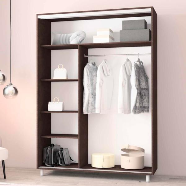 Dulap Mobildor-Lux ARON P K 130 x 60 x 210 / PAL / Wenghe photo 2