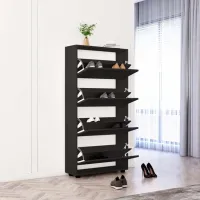 Обувной шкаф Mobildor-Lux Leo 164 x 80 x 27 см /Anthracite /Антрацит photo 2
