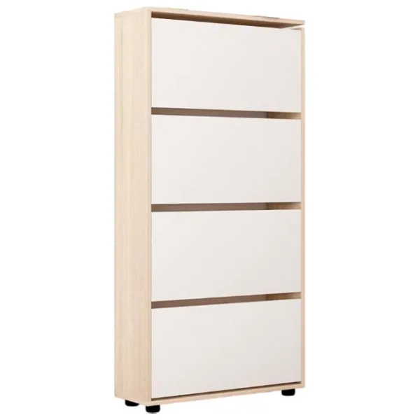 Dulap pentru încălțăminte Mobildor-Lux Leo 164 x 80 x 27 /Sonoma /Sonoma photo 1