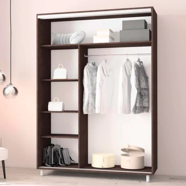 Шкаф Mobildor-Lux ARON P K 100 x 60см x 240 / ЛДСП / Венге photo 3