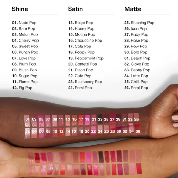 Губная помада Clinique Pop Longwear  Stick / Blush Pink photo 4 Губная помада Clinique Pop Longwear  Stick / Blush Pink photo 4
