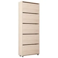 Dulap pentru încălțăminte Mobildor-Lux Leo 203 x 80 x 27 /Sonoma /Sonoma