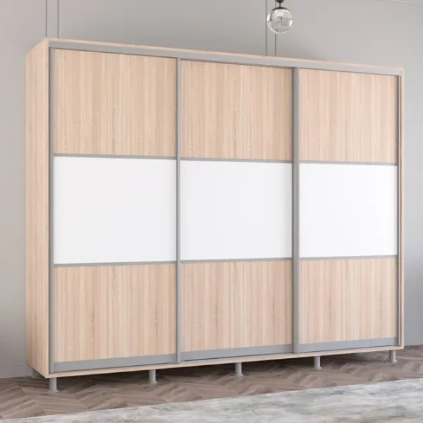 Шкаф Mobildor-Lux Aron K 270 x 60см x 210 / ЛДСП / Sonoma photo 3