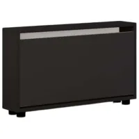 Dulap pentru încălțăminte Mobildor-Lux LEO Slim 47 x 90 x 16 /Anthracite /Anthracite