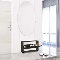 Обувной шкаф Mobildor-Lux LEO Slim 47 x 90 x 16см /Anthracite /Антрацит photo 2